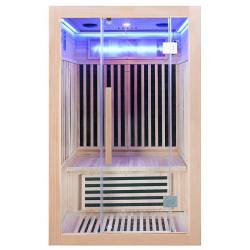 SAUNA SUCHA INFRARED NISKOTEMPERATUROWA ALTA2-CRB 2-3 OSOBOWA 120x105 CM