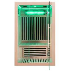 SAUNA SUCHA INFRARED NISKOTEMPERATUROWA ALTA2-CRB 2-3 OSOBOWA 120x105 CM