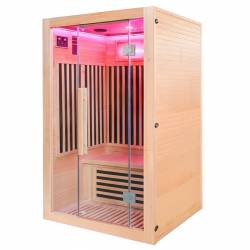 SAUNA SUCHA INFRARED NISKOTEMPERATUROWA ALTA2-CRB 2-3 OSOBOWA 120x105 CM