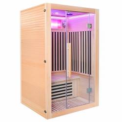SAUNA SUCHA INFRARED NISKOTEMPERATUROWA ALTA2-CRB 2-3 OSOBOWA 120x105 CM