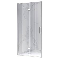 DRZWI PRYSZNICOWE UCHYLNE DO WNĘKI ZES-KZ21D-100 CHROM 100 CM 6 MM