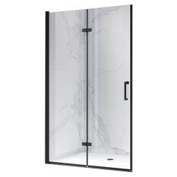 DRZWI PRYSZNICOWE UCHYLNE DO WNĘKI ZES-KZ21F-BL-120 CZARNE 120 CM 6 MM