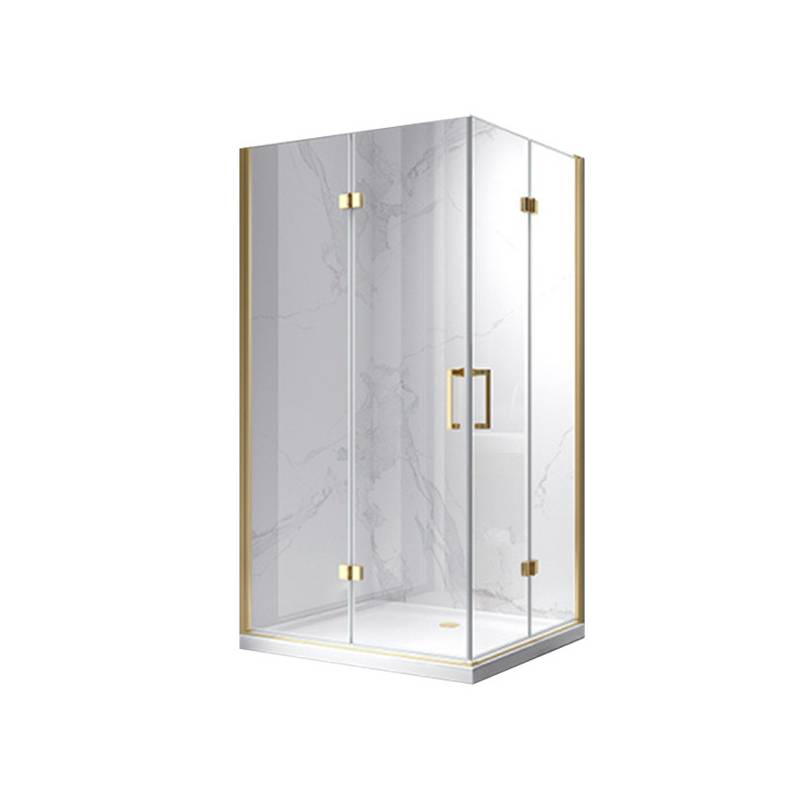KABINA PRYSZNICOWA PROSTOKĄTNA ZES-KZ13A-GL-100X90 ZŁOTA 100x90 CM
