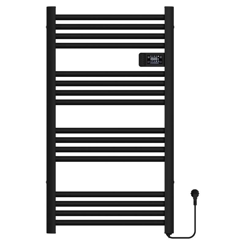GRZEJNIK ŁAZIENKOWY ELEKTRYCZNY ALUMINIOWY DRABINKA 96x54 500W LOA CZARNY LOA-BL