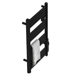GRZEJNIK ŁAZIENKOWY ELEKTRYCZNY ALUMINIOWY DRABINKA 96x54 500W LOA CZARNY LOA-BL