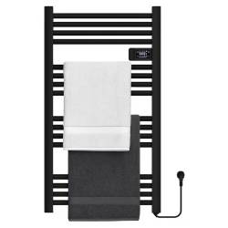GRZEJNIK ŁAZIENKOWY ELEKTRYCZNY ALUMINIOWY DRABINKA 96x54 500W LOA CZARNY LOA-BL