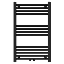 GRZEJNIK ŁAZIENKOWY ŚCIENNY PIONOWY WODNY DRABINKA 80x50 CORSO-BL-3 CZARNY CORSO-BL-3