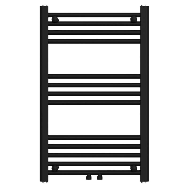GRZEJNIK ŁAZIENKOWY ŚCIENNY PIONOWY WODNY DRABINKA 80x50 CORSO-BL-3 CZARNY CORSO-BL-3