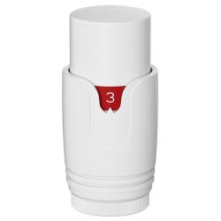 GŁOWICA TERMOSTATYCZNA POKRĘTŁO DO GRZEJNIKA GWINT M30x1.5 GT-WH-1 BIAŁA GT-WH-1