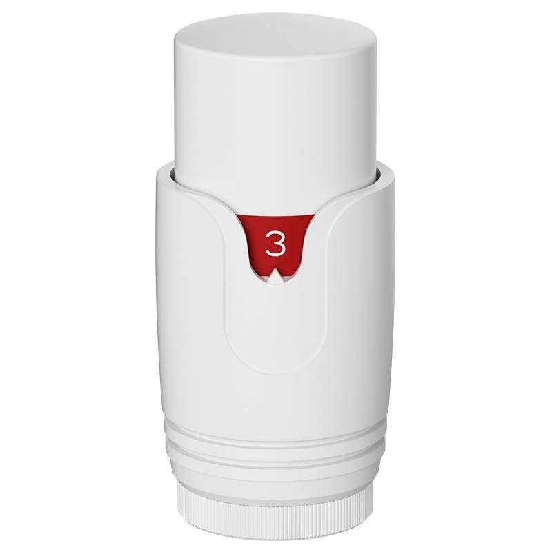 GŁOWICA TERMOSTATYCZNA POKRĘTŁO DO GRZEJNIKA GWINT M30x1.5 GT-WH-1 BIAŁA GT-WH-1