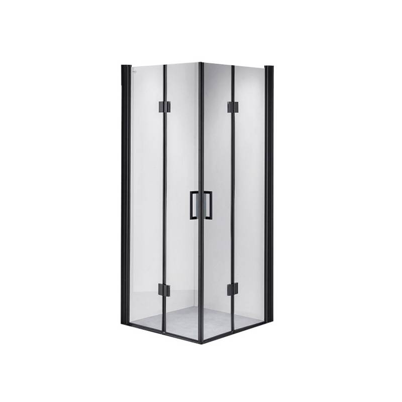 KABINA PRYSZNICOWA KWADRATOWA ZES-BS05B-90 CZARNA 90x90 CM