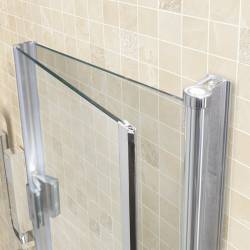 KABINA PRYSZNICOWA KWADRATOWA ZES-KZ1290B-90X90 CHROM 90x90 CM