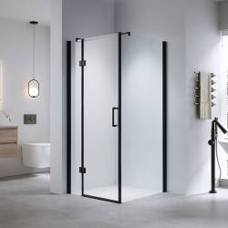 KABINA PRYSZNICOWA KWADRATOWA ZES-KZ1390A-BL-80 CZARNA 80x80 CM