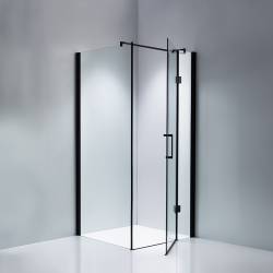 KABINA PRYSZNICOWA KWADRATOWA ZES-KZ1390A-BL-80 CZARNA 80x80 CM