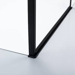 KABINA PRYSZNICOWA KWADRATOWA ZES-KZ1390A-BL-80 CZARNA 80x80 CM