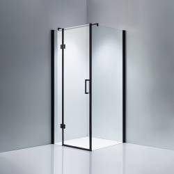 KABINA PRYSZNICOWA KWADRATOWA ZES-KZ1390A-BL-80 CZARNA 80x80 CM