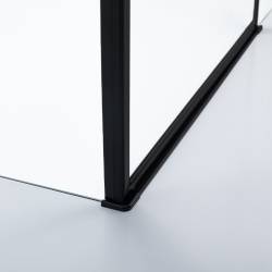 KABINA PRYSZNICOWA KWADRATOWA ZES-KZ1390B-BL-90 CZARNY 90x90 CM