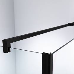 KABINA PRYSZNICOWA KWADRATOWA ZES-KZ1390B-BL-90 CZARNY 90x90 CM
