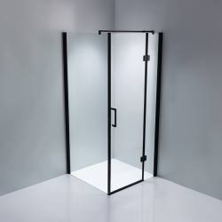 KABINA PRYSZNICOWA KWADRATOWA ZES-KZ1390B-BL-90 CZARNY 90x90 CM