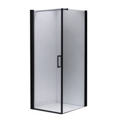 KABINA PRYSZNICOWA KWADRATOWA ZES-BS04B-90 CZARNA 90x90 CM