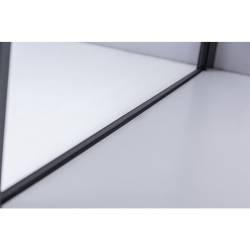 KABINA PRYSZNICOWA KWADRATOWA ZES-BS04B-90 CZARNA 90x90 CM