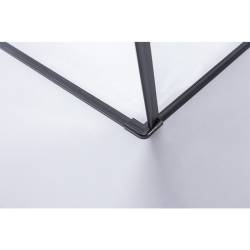 KABINA PRYSZNICOWA KWADRATOWA ZES-BS04B-90 CZARNA 90x90 CM