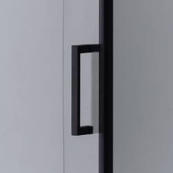 KABINA PRYSZNICOWA KWADRATOWA ZES-BS04A-80 CZARNA 80x80 CM