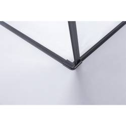 KABINA PRYSZNICOWA KWADRATOWA ZES-BS04A-80 CZARNA 80x80 CM