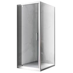 KABINA PRYSZNICOWA PROSTOKĄTNA ZES-KZ05A-90X80 CHROM 90x80 CM