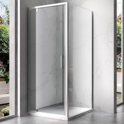 KABINA PRYSZNICOWA PROSTOKĄTNA ZES-KZ05A-90X80 CHROM 90x80 CM