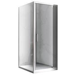 KABINA PRYSZNICOWA PROSTOKĄTNA ZES-KZ05A-90X80 CHROM 90x80 CM