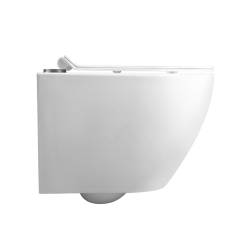 ZESTAW PODTYNKOWY WC STELAŻ TECE MISKA MIZU-WH-RIM-01 PRZYCISK TC-9240407 CZARNY MAT