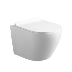 ZESTAW PODTYNKOWY WC STELAŻ TECEBASE MISKA MIZU-WH-RIM-01 PRZYCISK TC-9240417 BIAŁY MAT