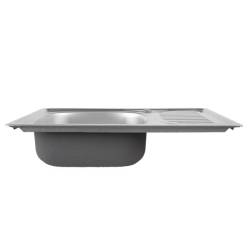 ZLEWOZMYWAK JEDOKOMOROWY STALOWY 66X42 CM INOX ZLEW KUCHENNY KORI 2 GATUNEK