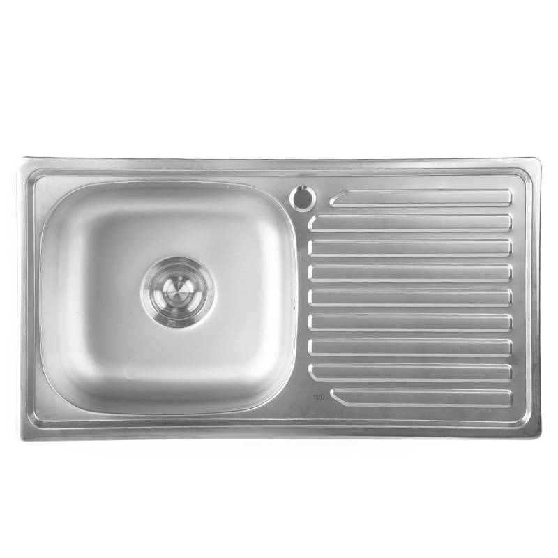 ZLEWOZMYWAK JEDNOKOMOROWY STALOWY INOX 75X40CM ZLEW KUCHENNY AGIS 2 GATUNEK