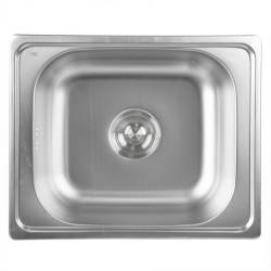ZLEWOZMYWAK JEDNOKOMOROWY STALOWY INOX ZES-BARD-50X40 ZLEW KUCHENNY SYFON UCHWYTY 2 GATUNEK