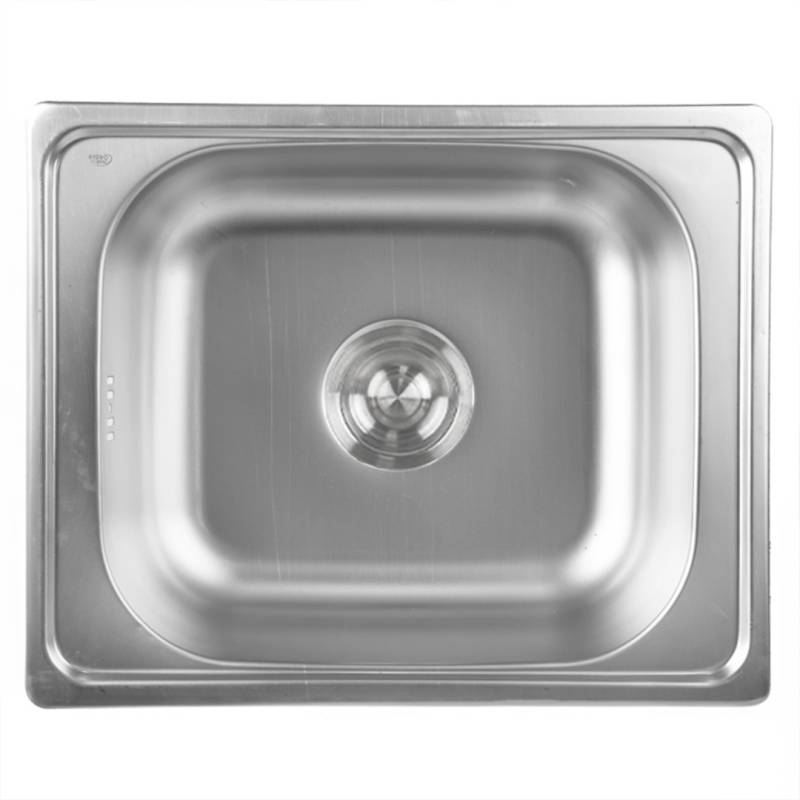 ZLEWOZMYWAK JEDNOKOMOROWY STALOWY INOX ZES-BARD-50X40 ZLEW KUCHENNY SYFON UCHWYTY 2 GATUNEK