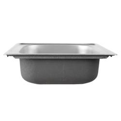 ZLEWOZMYWAK JEDNOKOMOROWY STALOWY INOX ZES-BARD-50X40 ZLEW KUCHENNY SYFON UCHWYTY 2 GATUNEK