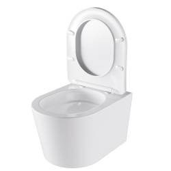 ZESTAW PODTYNKOWY WC STELAŻ TECE MISKA ELITE-WH-03 PRZYCISK TC-9240407 CZARNY MAT