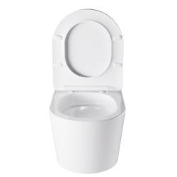 ZESTAW PODTYNKOWY WC STELAŻ TECE MISKA ELITE-WH-03 PRZYCISK TC-9240407 CZARNY MAT