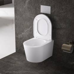 ZESTAW PODTYNKOWY WC STELAŻ TECE MISKA ELITE-WH-02 PRZYCISK TC-9240401 CHROM