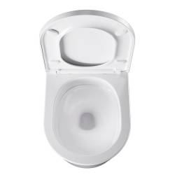 ZESTAW PODTYNKOWY WC STELAŻ TECE MISKA ELITE-WH-02 PRZYCISK TC-9240401 CHROM