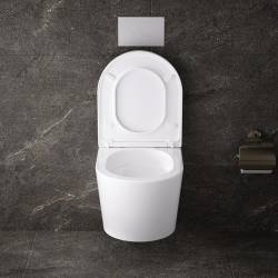 ZESTAW PODTYNKOWY WC STELAŻ TECE MISKA ELITE-WH-02 PRZYCISK TC-9240401 CHROM