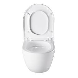 ZESTAW PODTYNKOWY WC STELAŻ TECE MISKA NERO-WH-02 PRZYCISK TC-9240407 CZARNY MAT