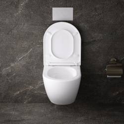ZESTAW PODTYNKOWY WC STELAŻ TECE MISKA NERO-WH-02 PRZYCISK TC-9240401 CHROM