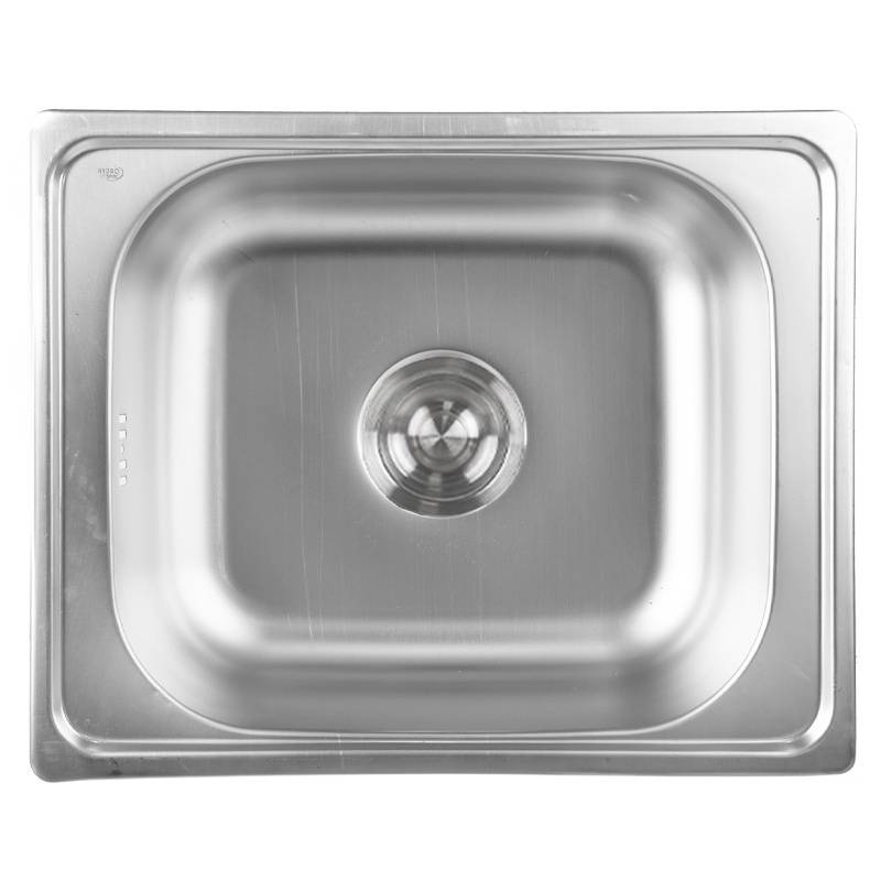 ZLEWOZMYWAK JEDNOKOMOROWY STALOWY INOX ZES-GRANT-38X33 ZLEW KUCHENNY SYFON UCHWYTY 2 GATUNEK