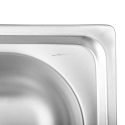 ZLEWOZMYWAK JEDNOKOMOROWY STALOWY INOX ZES-GRANT-38X33 ZLEW KUCHENNY SYFON UCHWYTY 2 GATUNEK