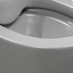 MISKA WC WISZĄCA RIMLESS MIZU-MTGR-RIM-03 SZARY MAT DESKA WOLNOOPADAJĄCA DUROPLAST MIZU-MTGR-RIM-03