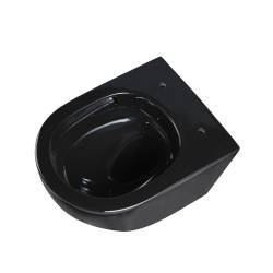 ZESTAW PODTYNKOWY WC STELAŻ TECE MISKA FLOW-BL-TR-03 PRZYCISK TC-9240407 CZARNY MAT