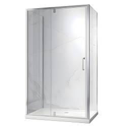 KABINA PRYSZNICOWA PROSTOKĄTNA 3-ŚCIENNA ZES-KZ23E-110X80 CHROM 110x80 CM